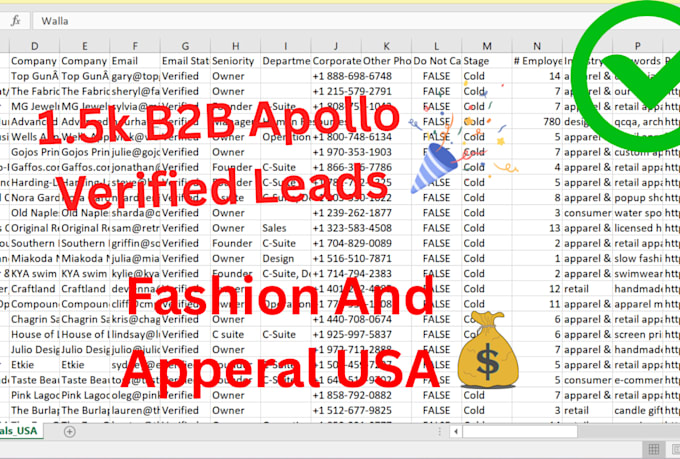 do b2b lead generation using apollo any industry